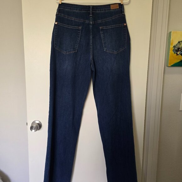 Judy Blue Wide Legged High Waist Dress Trousers with Front Seam - Picture 4 of 8